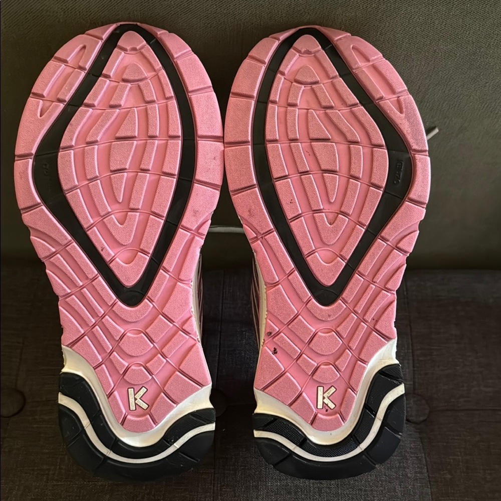 Kenzo Pace Sneakers in Vibrant Pink and Gray size US 6.5 EUR 38 - Picture 4 of 5